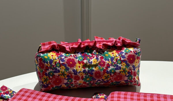 Blossom Flair- bolso- flores- tela-cuadros